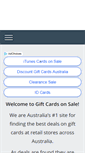 Mobile Screenshot of giftcardsonsale.com.au